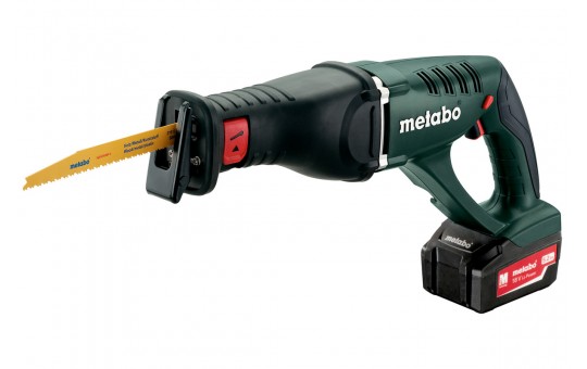 Снимка Акумулаторен саблен трион METABO ASE 18 LTX 2x5.2Ah