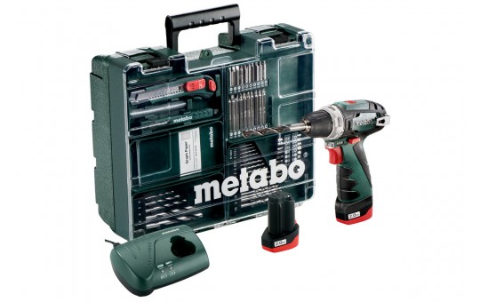 Снимка Винтоверт акум. 10.8V 34Nm METABO POWERMAXX BS BASIC SET 2x2Ah