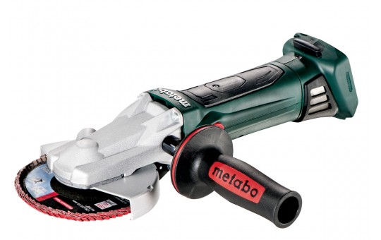 Снимка Ъглошлайф акум. с плоска глава 125mm METABO WF 18 LTX 125 QUICK SOLO