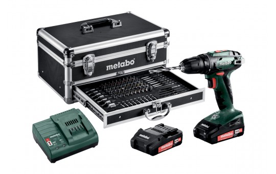 Снимка Винтоверт акум. 18V 48Nm METABO BS 18 ALU SET 2x2.0AH